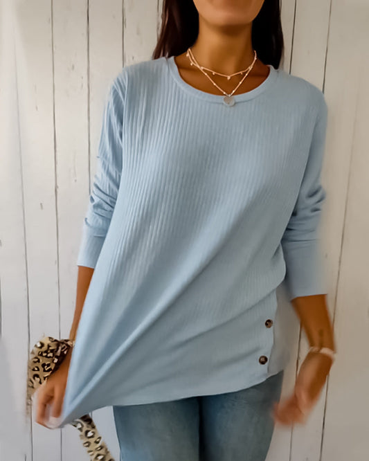 Clementine | Casual top met lange mouwen