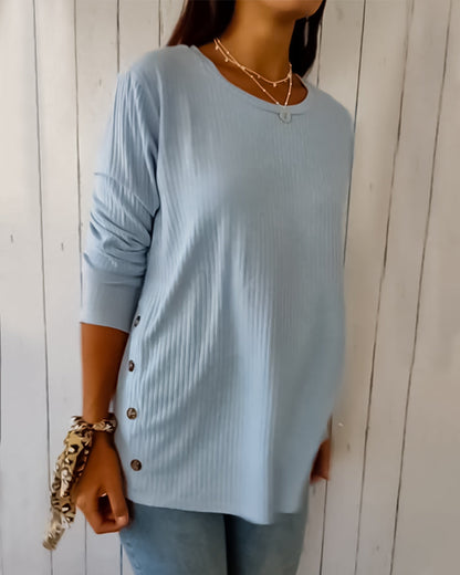 Clementine | Casual top met lange mouwen