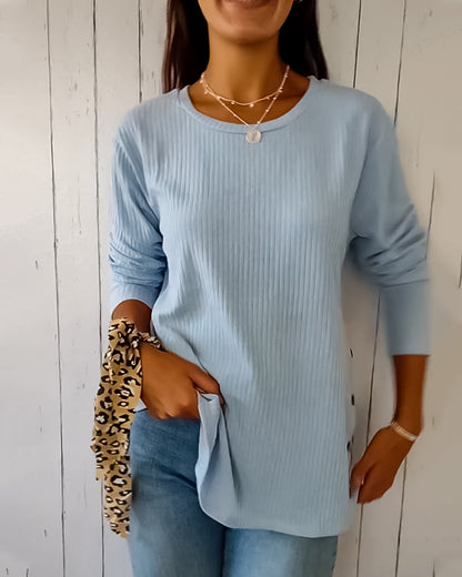 Clementine | Casual top met lange mouwen