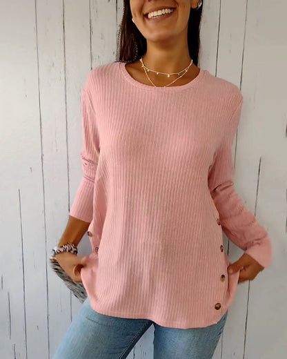 Clementine | Casual top met lange mouwen