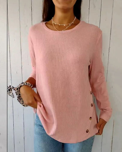 Clementine | Casual top met lange mouwen
