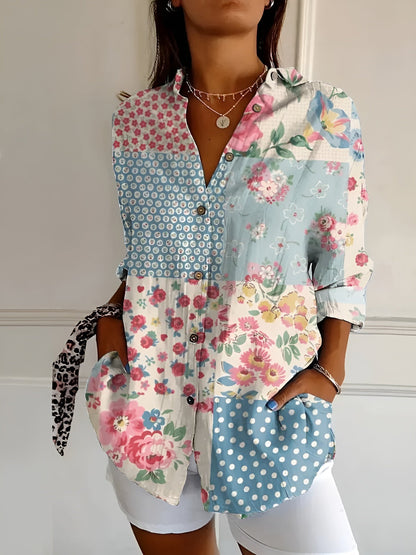 Heidi | Artistiek Polkadot Shirt