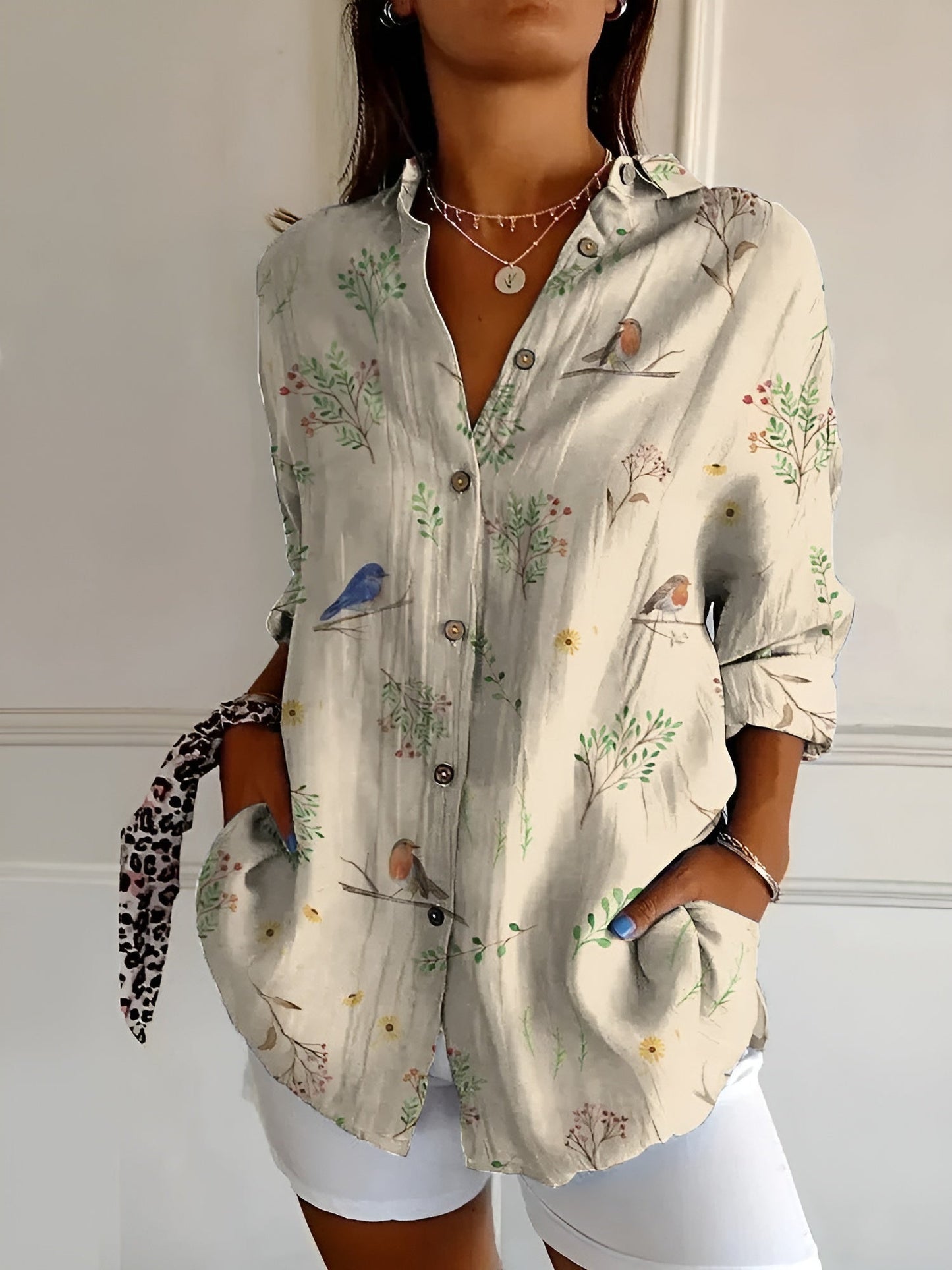 Heidi | Artistiek Polkadot Shirt