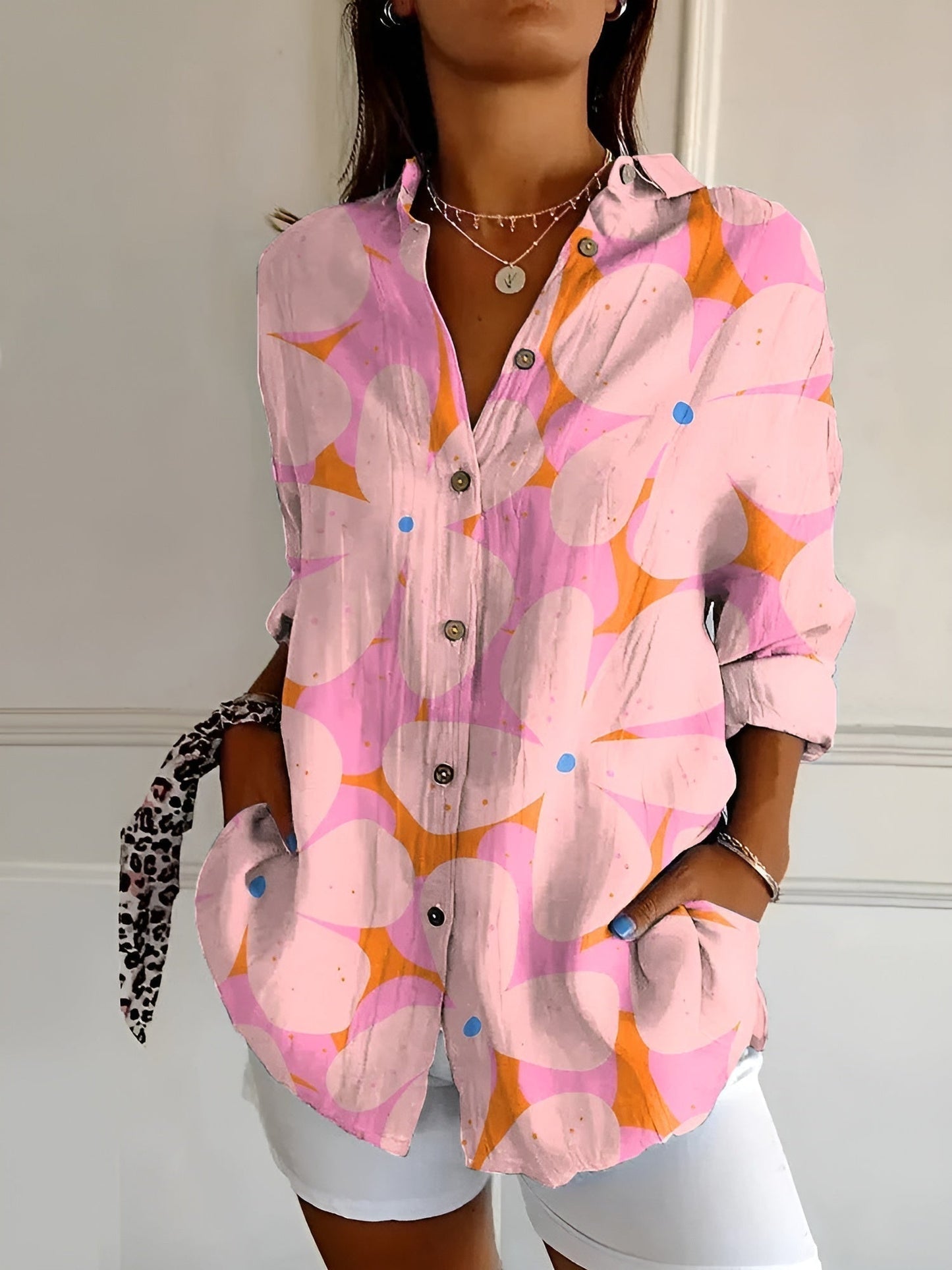 Heidi | Artistiek Polkadot Shirt