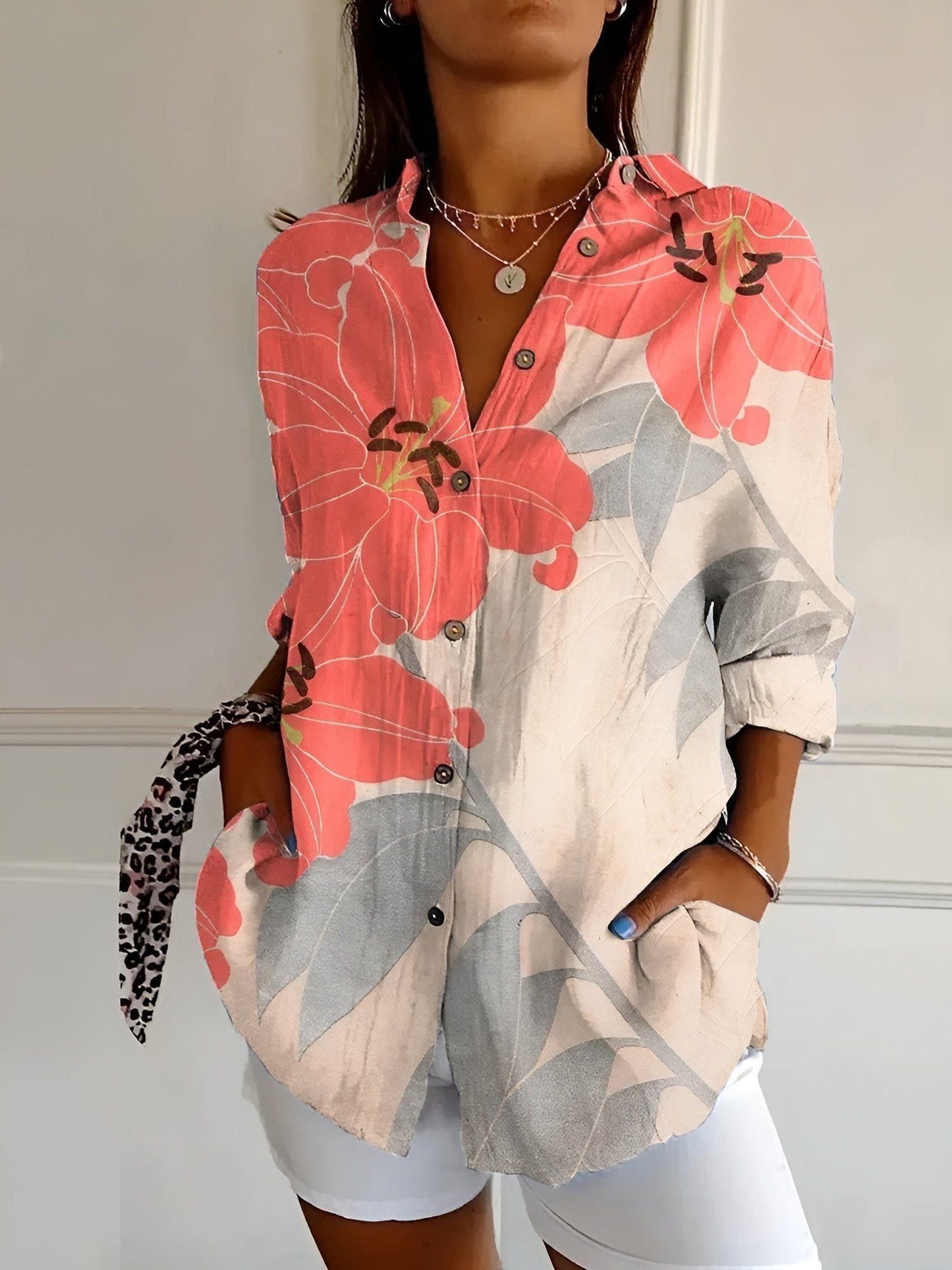 Heidi | Artistiek Polkadot Shirt