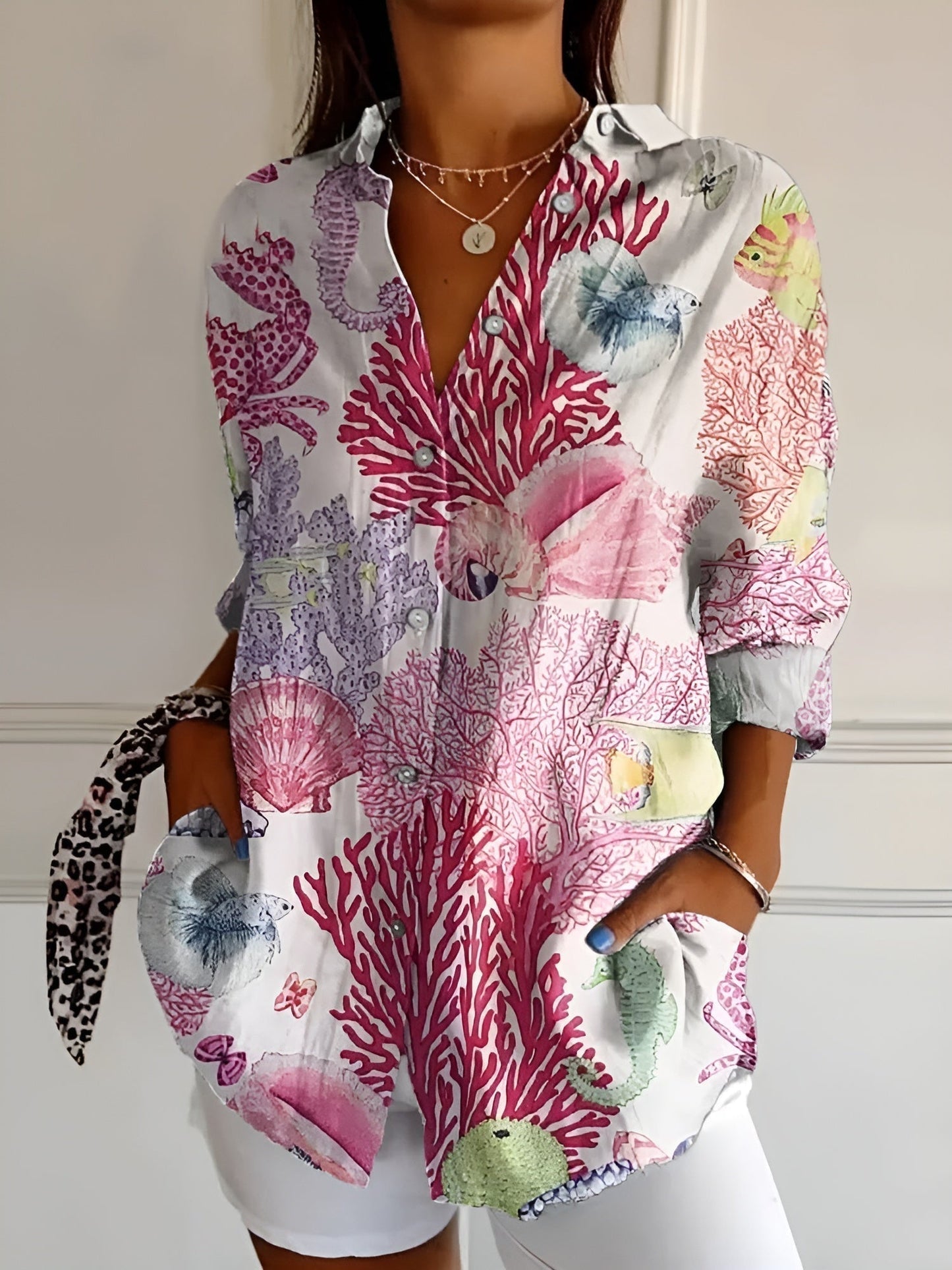 Heidi | Artistiek Polkadot Shirt