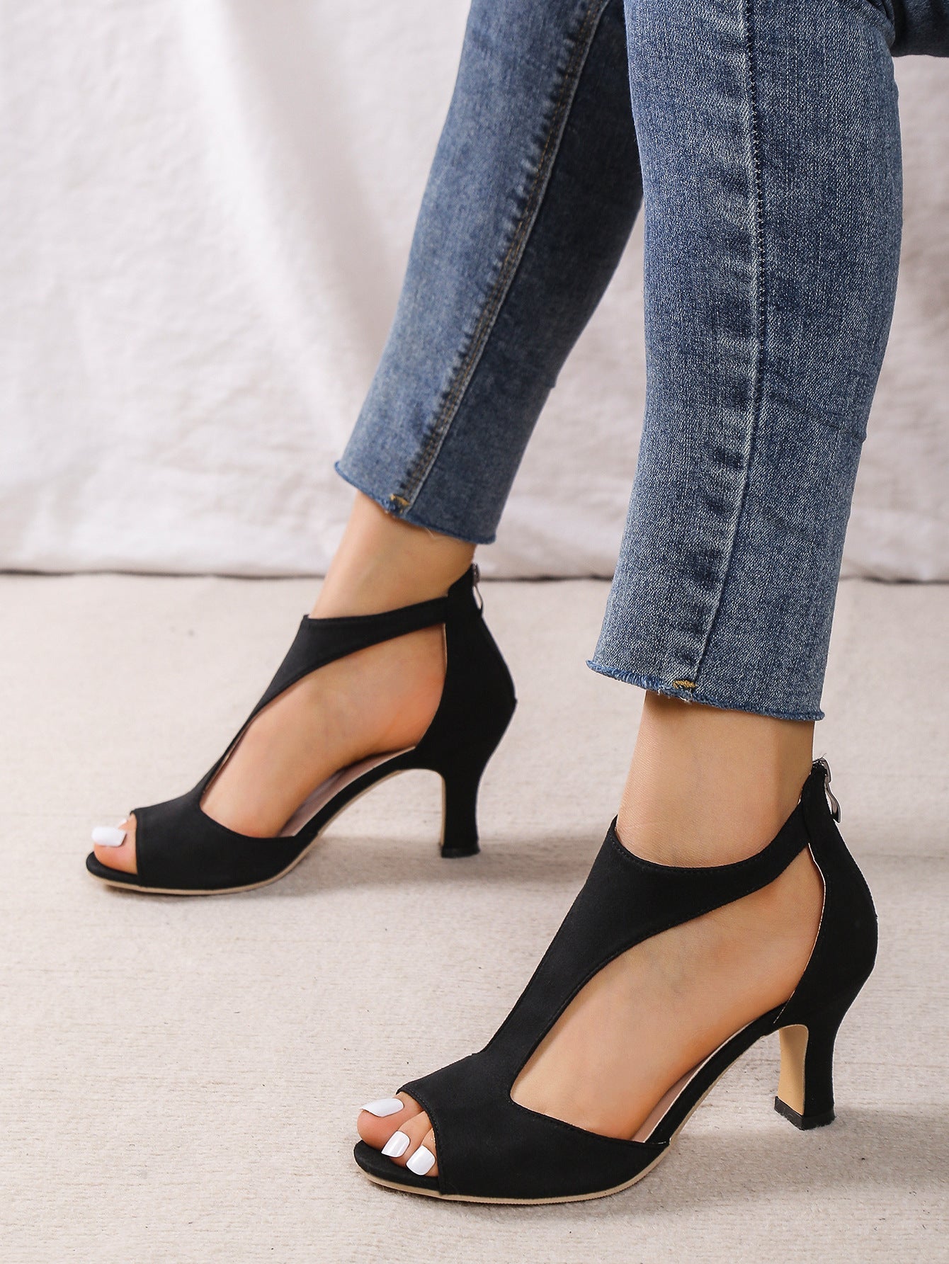 Aubrey | Elegante Zomerse Open-Teen Hakken